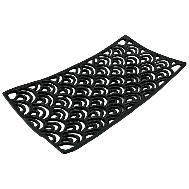 Pemberly Row Decorative Handmade Aluminum Square Planter in Black