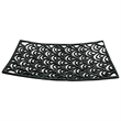 Pemberly Row Decorative Handmade Aluminum Square Planter in Black