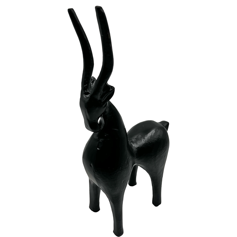 Pemberly Row 12-inch Tall Decorative Handmade Aluminum Goat Sculpture