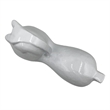 Pemberly Row Decorative Handmade Aluminum 7-inch Modern Horse Sculpture in White