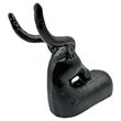 Pemberly Row Decorative Handmade Aluminum 9-inch Modern Deer Sculpture in Black