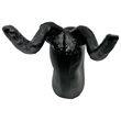 Pemberly Row Decorative Handmade Aluminum 9-inch Modern Deer Sculpture in Black