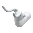 Pemberly Row Decorative Handmade Aluminum 9-inch Modern Deer Sculpture in White