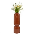 Pemberly Row 19-inch Tall Decorative Handmade Iron Cylinder Flower Vase
