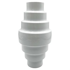 Pemberly Row 12-inch Tall Decorative Handmade Aluminum Modern Flower Vase