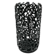 Pemberly Row Decorative Handmade Aluminum Cylinder Hurricane Candle Holder