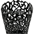 Pemberly Row Decorative Handmade Aluminum Cylinder Hurricane Candle Holder