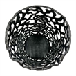 Pemberly Row Decorative Handmade Aluminum Cylinder Hurricane Candle Holder