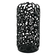 Pemberly Row Decorative Handmade Aluminum Cylinder Hurricane Candle Holder