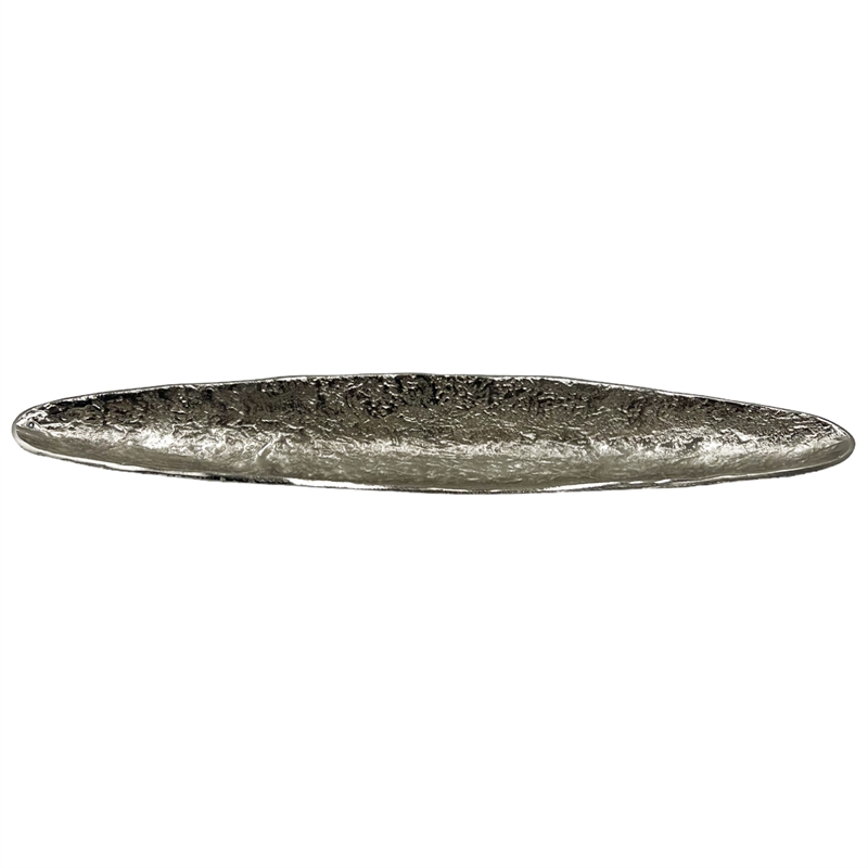 Pemberly Row 21-inch Wide Decorative Handmade Aluminum Modern Tray