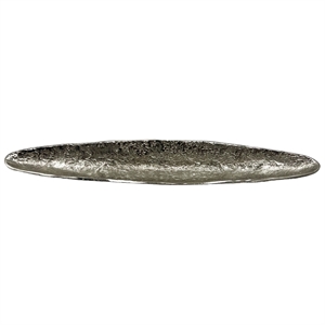 Pemberly Row 21-inch Wide Decorative Handmade Aluminum Modern Tray