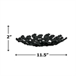 Pemberly Row 11.5-inch Wide Decorative Handmade Aluminum Leaf Platter