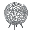 Pemberly Row Decorative Handmade Aluminum Round Votive Candle Holder (Set of 2)