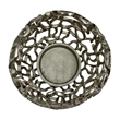 Pemberly Row Decorative Handmade Aluminum Round Votive Candle Holder (Set of 2)
