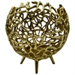 Pemberly Row Decorative Handmade Aluminum Round Votive Candle Holder (Set of 2)