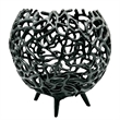 Pemberly Row Decorative Handmade Aluminum Round Votive Candle Holder (Set of 2)