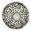 Pemberly Row Decorative Handmade Aluminum Round Votive Candle Holder (Set of 2)
