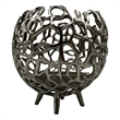 Pemberly Row Decorative Handmade Aluminum Round Votive Candle Holder (Set of 2)