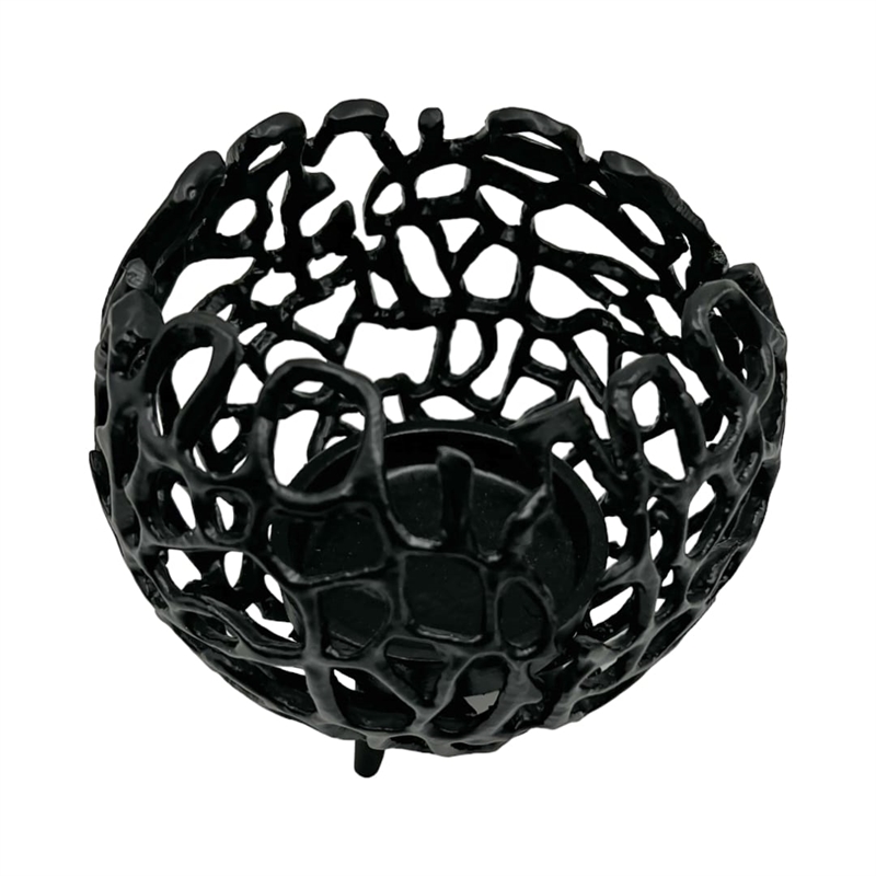Pemberly Row Decorative Handmade Aluminum Round Votive Candle Holder (Set of 2)