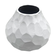 Pemberly Row 8-inch Wide Decorative Handmade Aluminum Pear Flower Vase