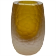 Pemberly Row Modern / Contemporary Handmade Glass Vase in Amber