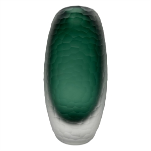 Pemberly Row 11&quot Premium Contemporary Glass Flowers Vase in Turquoise