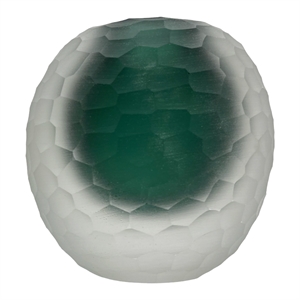Pemberly Row 5&quot High Premium Contemporary Glass Vase in Turquoise