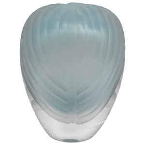 Pemberly Row 7&quot High Premium Contemporary Glass Vase in Light Blue