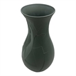 Pemberly Row Contemporary 12-inch Tall Ceramic Flower Vase in Grey
