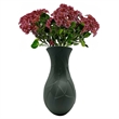Pemberly Row Contemporary 12-inch Tall Ceramic Flower Vase in Grey