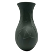 Pemberly Row Contemporary 12-inch Tall Ceramic Flower Vase in Grey
