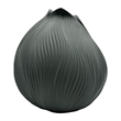 Pemberly Row Contemporary 9-inch Tall Ceramic Flower Vase in Grey