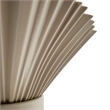 Pemberly Row Modern / Contemporary 11-inch Tall Beige Ceramic Vase
