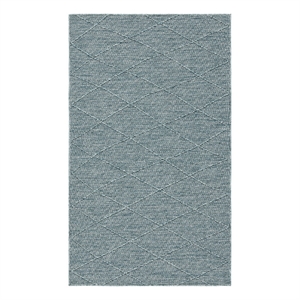 Pemberly Row Modern / Contemporary 36&quotx60&quot Fabric Rug in Aqua Blue