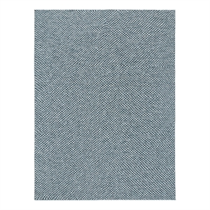 Pemberly Row 108&quotx144&quot Polypropylene Fabric Rug in Aqua Blue