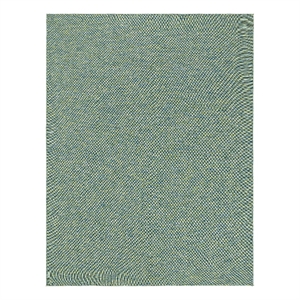 Pemberly Row 108&quotx144&quot Polypropylene Fabric Rug in Green/Blue