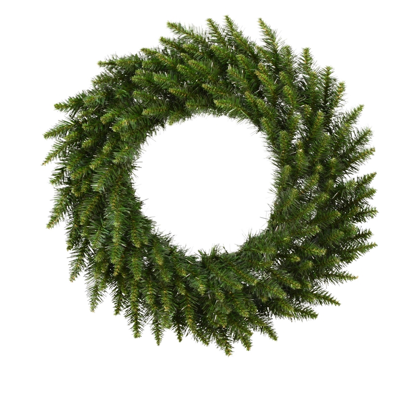 Pemberly Row Traditional Decorative 20-inch Lush Fir Wreath 110 Tips
