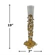 Pemberly Row Contemporary 19-inch High Tulip Cone Vase for Flowers