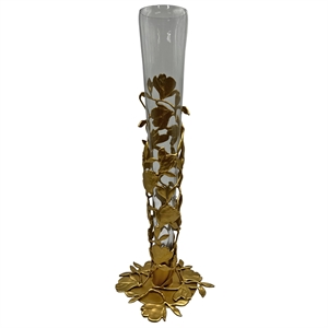Pemberly Row Contemporary 19-inch High Tulip Cone Vase for Flowers