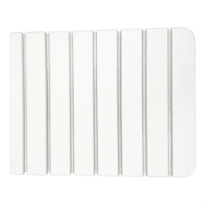Pemberly Row Super Absorbent 16x12&quot White Diatomaceous Stone Small Bathroom Mat