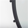 Pemberly Row Modern / Contemporary Large Black Finish Wall Mirror
