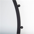 Pemberly Row Modern / Contemporary Large Black Finish Wall Mirror