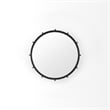 Pemberly Row Modern / Contemporary Small Black Finish Wall Mirror