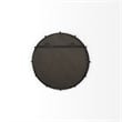 Pemberly Row Modern / Contemporary Small Black Finish Wall Mirror