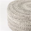 Pemberly Row Contemporary 30Lx30Wx15H Dark Gray 4 Legged Wool Stool