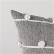 Pemberly Row 20x20 Navy And Cream With White Detail Decorative Pillow Cover