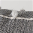 Pemberly Row 20x20 Navy And Cream With White Detail Decorative Pillow Cover