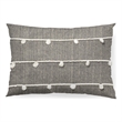 Pemberly Row 13x21 Navy And Cream With White Detail Decorative Pillow Cover