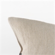Pemberly Row 13Lx21W Beige And Black Fabric Plaid Decorative Pillow Cover