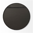 Pemberly Row 35.8Lx1Wx35.8H Small Gold Metal Round Wall Mirror
